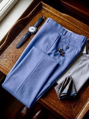 NWT Ralph Lauren Comfort Flex Slim Fit Pants 34x34 Blue Performance Stretch
